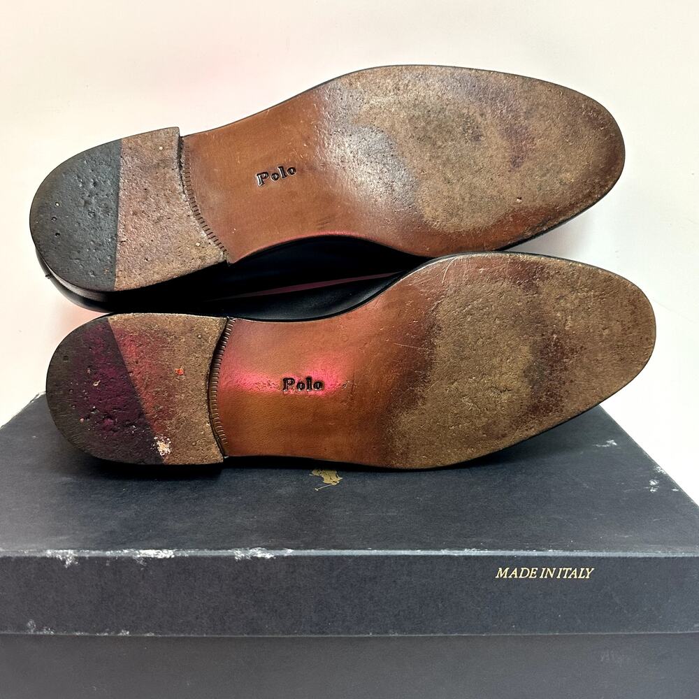 EUC Ralph Lauren Purple Label Formal Slippers Opera Pumps Made in Italy 10 D - Picture 9 of 12
